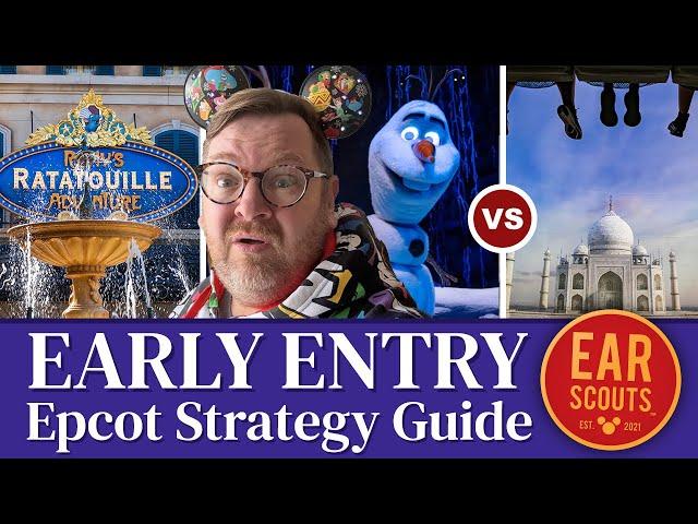 Epcot Early Entry Strategy: Frozen, Soarin' & Remy (Main Entrance Edition)