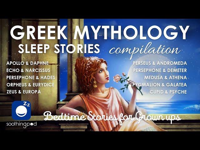 Bedtime Sleep Stories |  6 HRS Greek Mythology Stories Compilation  | Greek Gods & Goddesses