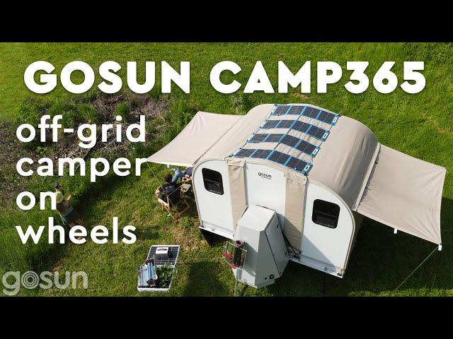 GoSun Camp 365 - Off-Grid Camper on Wheels | Solar Off-Grid Camping | GoSun