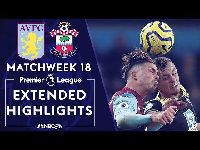 Aston Villa v. Southampton | PREMIER LEAGUE HIGHLIGHTS | 12/21/19 | NBC Sports