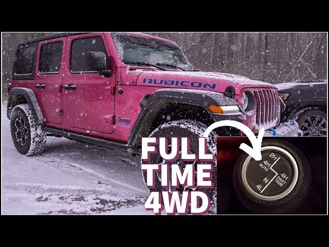 Jeep Wrangler JL 4WD Auto explained + HOW TO use it!!