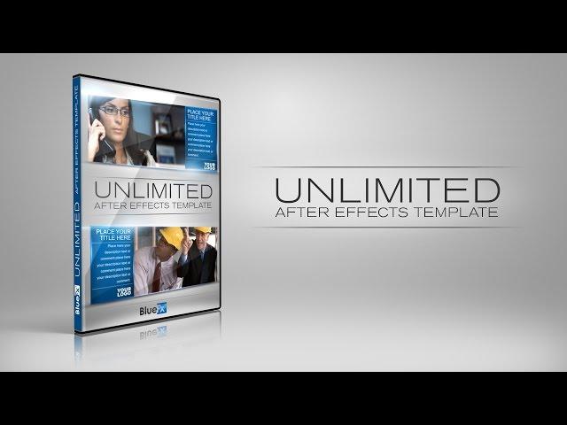 After Effects Templates : UNLIMITED BlueFX Template