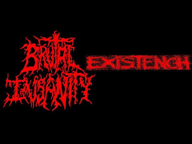 GF - BRUTAL INSANITY & EXISTENCH (Old School Brutal Deathgrind & Grindcore, 1999 & 2001, Split)