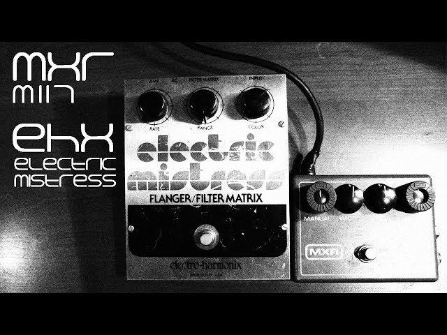 MXR M117 vs. EHX Electric Mistress (Flanging Legends!)