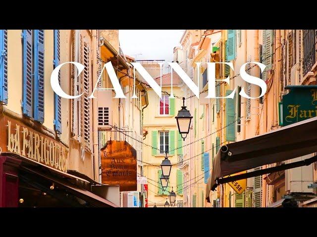 Walk in CANNES, local market, old town, beach and more! What to do in Cannes and what to see!