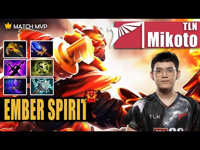 Ember Spirit Mid | TLN.Mikoto | 19 KILLS EMBER MID LANE BULLY NO MERCY  | 7.32d Gameplay Highlight