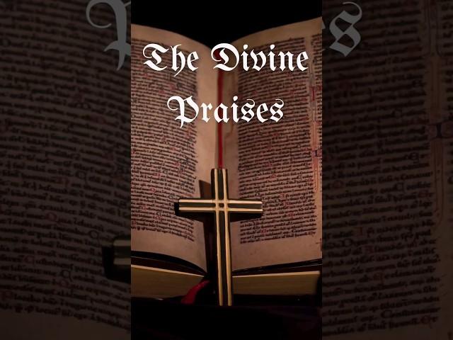 The Divine Praises | How To Pray  #prayer #learntopray #blessedbe