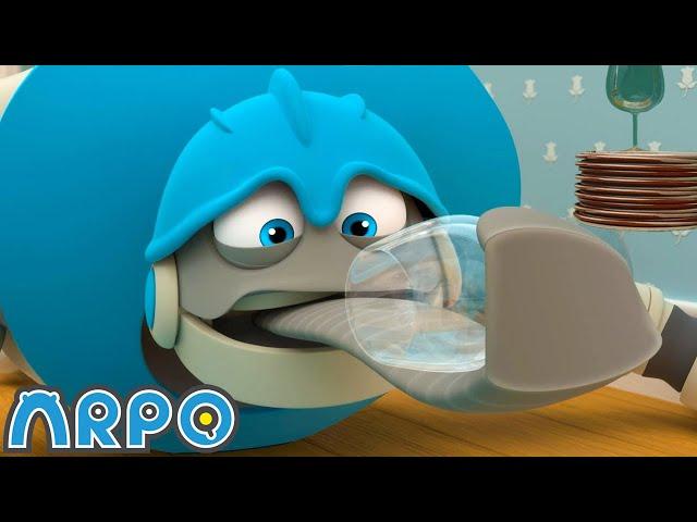 Cleaning Goes WRONG!!! | Baby Daniel and ARPO The Robot | Funny Cartoons for Kids