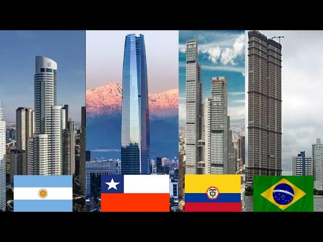 El rascacielo mas alto de cada país de Sudamérica 2021