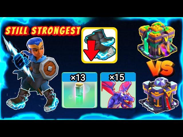 After Electro Boots Nerf - Mass Dragon Royal Champion Walk Attack Strategy | TH14 Dragon Attack