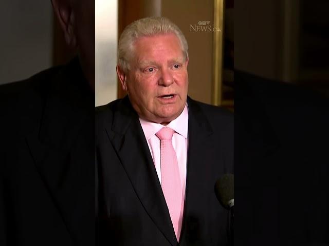 Doug Ford threatens to cut off energy to U.S. in response to Trump's tariffs