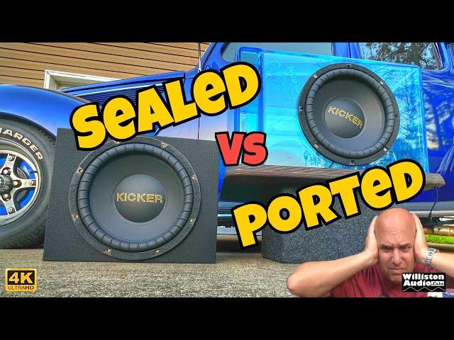 The Great Subwoofer Debate: Ported vs Sealed - Which Sounds Better? KICKER Comp Gold