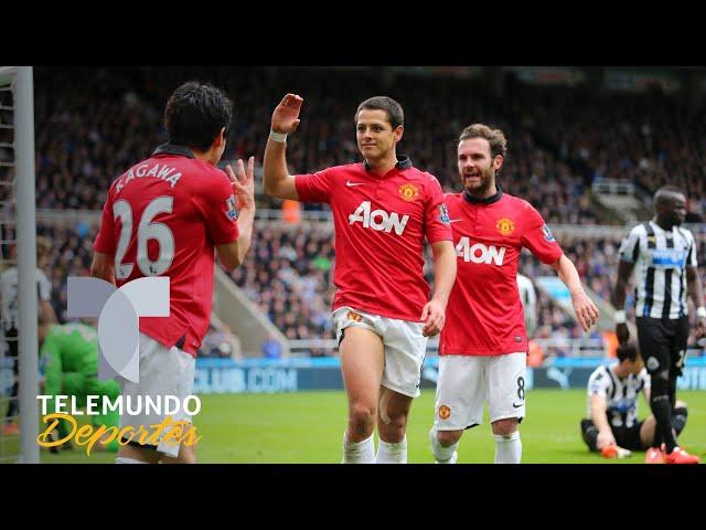 Todos los goles de Chicharito con el Man United a 10 años de su fichaje | Telemundo Deportes