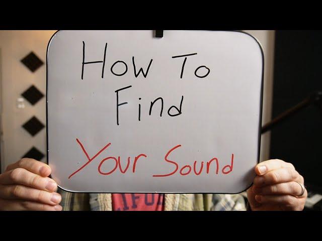 how to find "your sound" as an artist