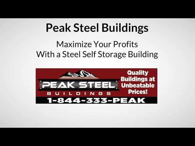 Steel Self Storage Buildings - Peak Steel Buildings