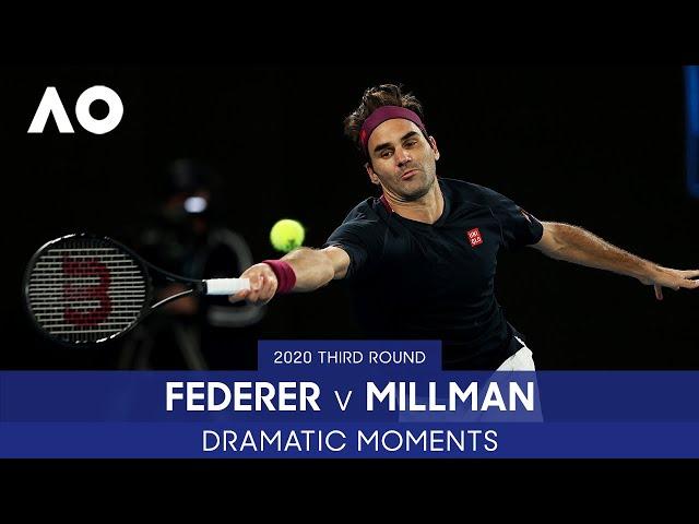 Roger Federer's Epic 5th Set Tiebreak | Federer v Millman | Australian Open 2020 Third Round