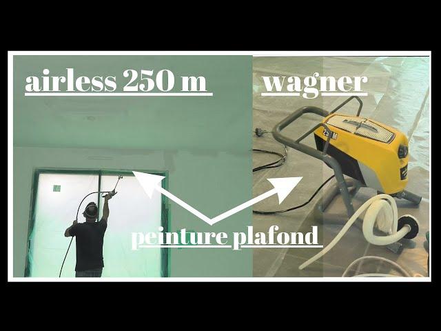 airless wagner 250 m peinture plafond et nettoyage