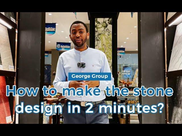 How to make the stone design in 2 minutes? George Stones