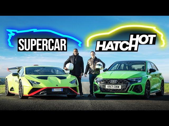 Supercar vs Hot Hatch - What's FASTER In The REAL World? 4K