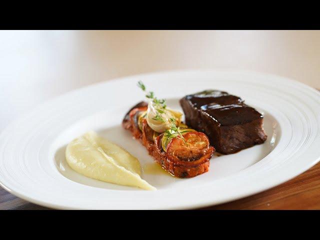 Braised Short Ribs, Ratatouille – Bruno Albouze