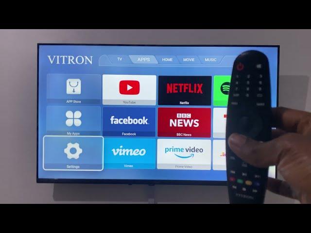 VITRON Smart TV: How to Connect Setup to WiFi Network - Fix Check Network Connection 100% Works