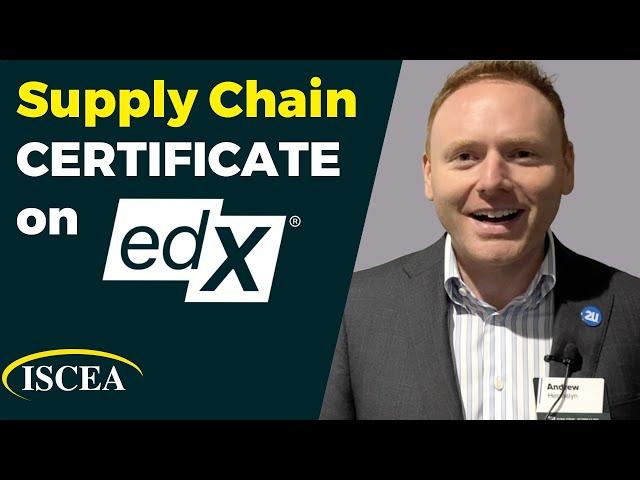 Certified Supply Chain ONLINE professional courses on edX