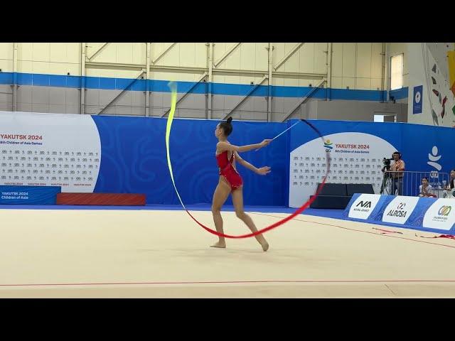 Kira Yablochnikova Ribbon AA Children of Asia 2024