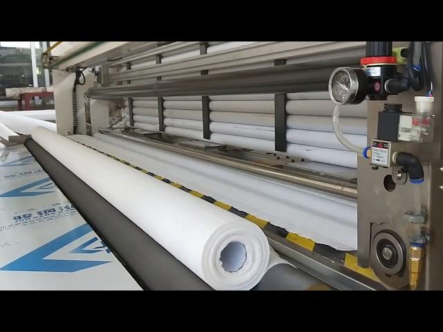 Glue laminated toilet paper making machine