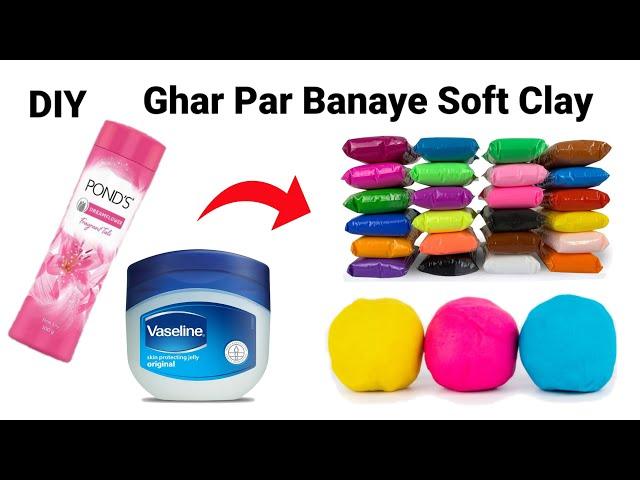 How to make Air Dry Clay at home/DIY Clay making/homemade clay/diyplay/Christmas clay decoration