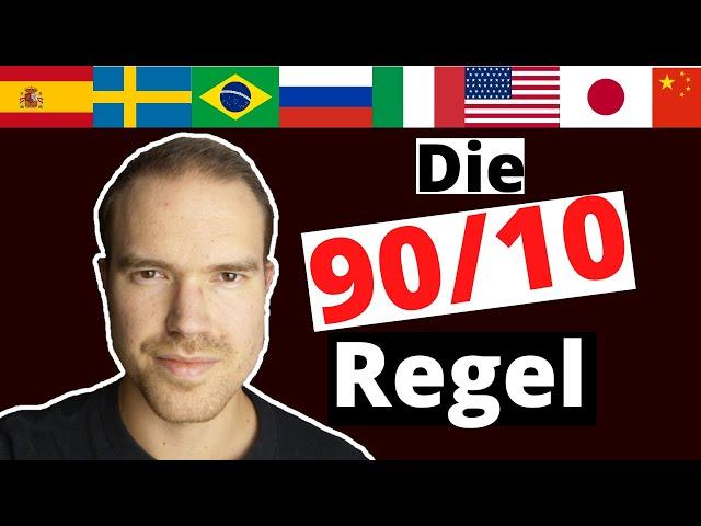 Das Pareto Prinzip und Sprachen lernen | Die 80 / 20 Regel anwenden | Polyglot Akademie