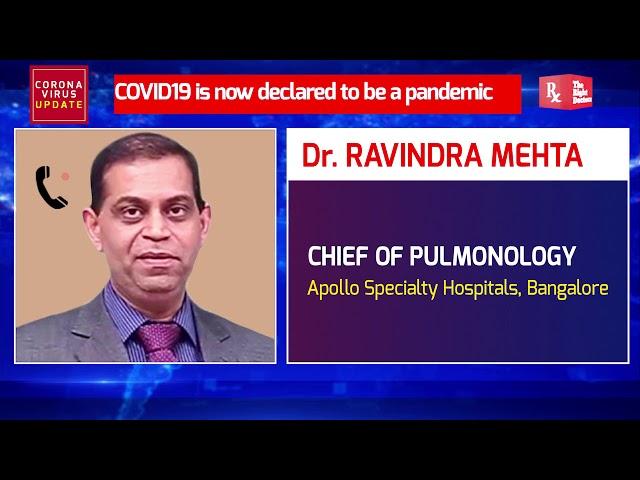 Pulmonology expert's perspective on Coronovirus | Dr.Ravindra Mehta l TheRightDoctors