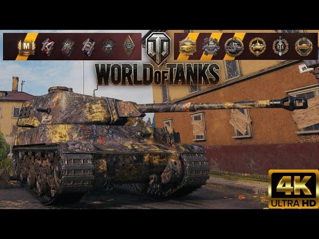 Ju-Nu - Ensk map - 11 kills - 4k damage 1 vs 5 Kolobanov World of Tanks replay 4K