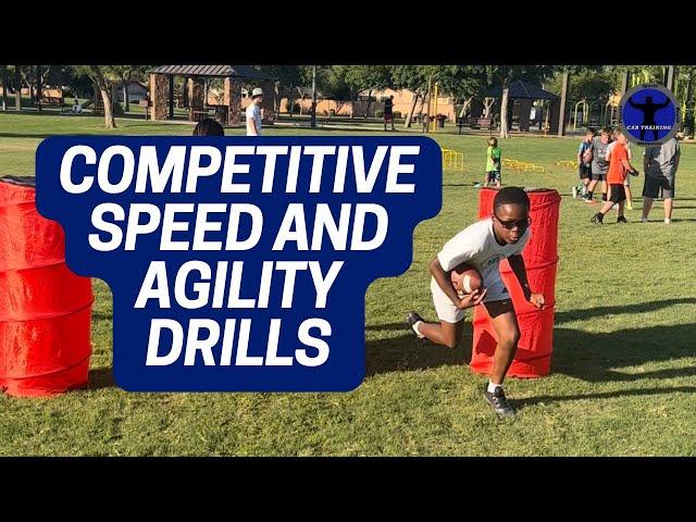 3 Competitive Speed:Agility Drills for Youth Football Players