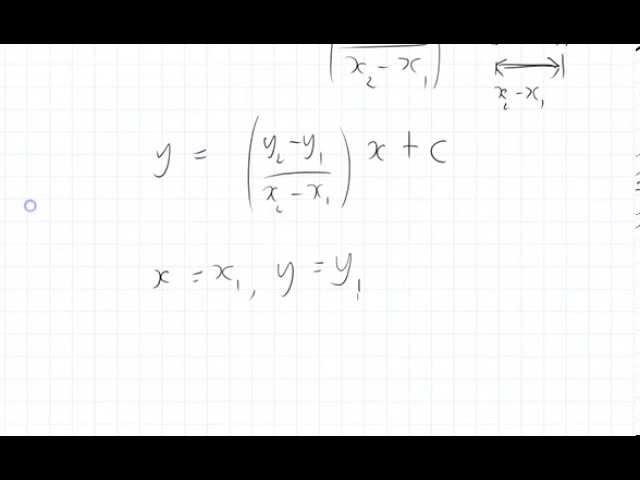 Coordinates 16: Line passing through (x1,y1) and (x2,y2)