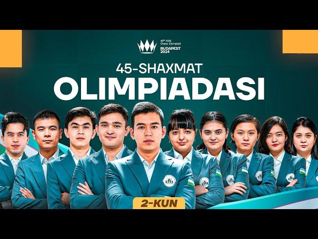 O'zbekistan - Misr |  45 - BUTUNJAHON SHAXMAT OLIMPIADASI | 2 - TUR