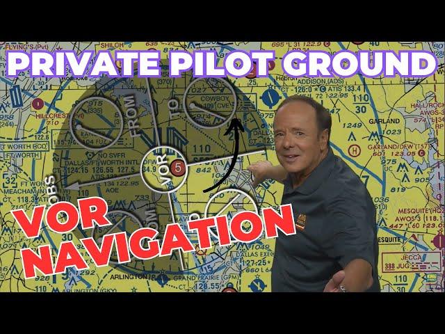VOR Navigation - Your Position Relative to the Station // Private Pilot Ground School