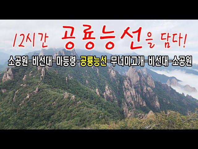 국립공원 100경 중 제1경이자 모든 등산인들의 로망 '공룡능선', 오늘 빗줄기 속에 '설악산' 그 신비로움에 빠져본다