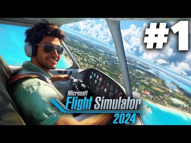 MICROSOFT FLIGHT SIMULATOR 2024 Career Mode Gameplay Walkthrough Part 1 - NEW PILOT