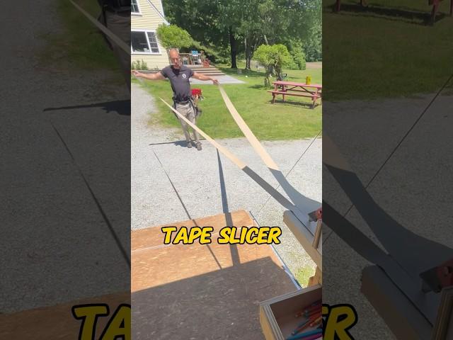 How to effectively cut flashing tape. #diy #carpentry #remodeling #carpenter