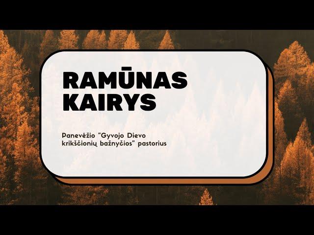 Ramūnas Kairys @ 2021-10-24