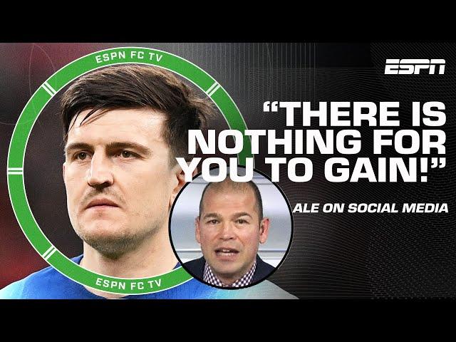 Harry Maguire has NO REASON to participate on social media! - Ale Moreno | ESPN FC