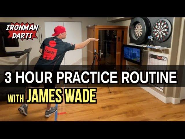 James Wade’s 3 Hour Practice Regime on Ironman Darts