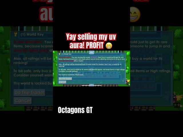 Growtopia getting scammed | UV aura scam | scam #growtopia #growtopiagame #growtopiaindonesia