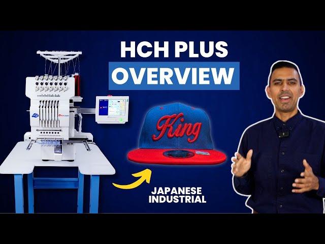 Happy Japan HCH PLUS, 7 Needle Embroidery Machine Overview | HappyJapan USA