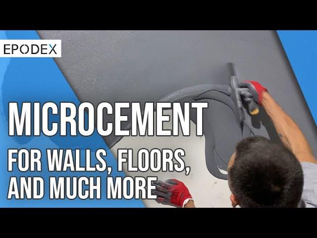 EPODEX Microcement for walls, floors, and much more