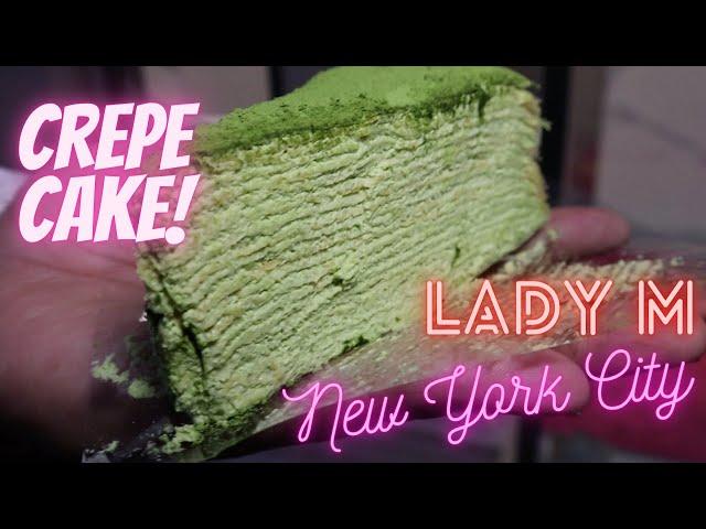 Famous Crepe Cake - Lady M Cake Boutique | NYC Tour