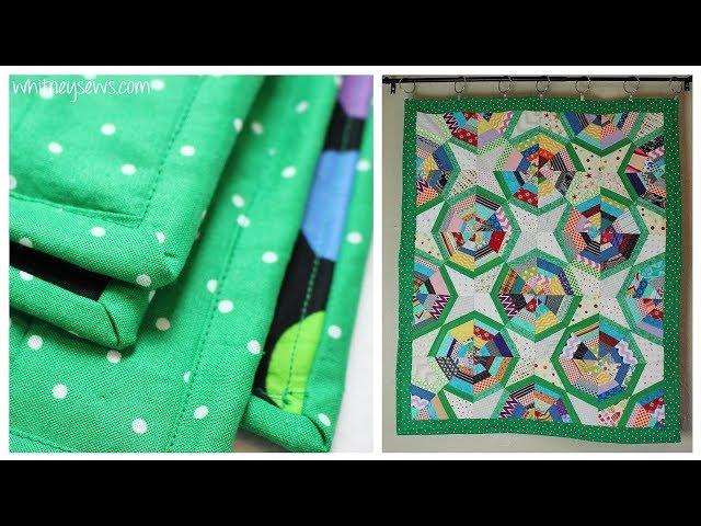 Quilt Binding How to - Quilting Quicky | Whitney Sews