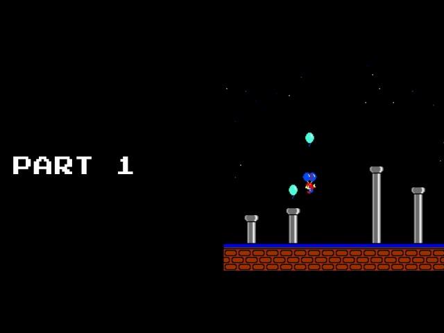 Vs. Balloon Fight (Nintendo/1984) Gameplay (Part 1)