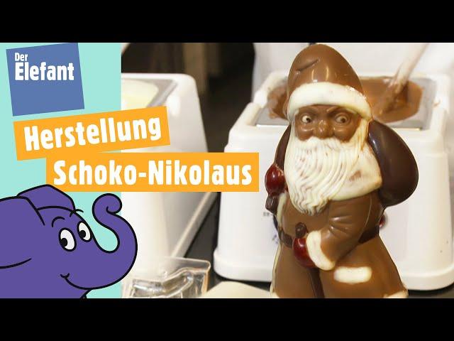 Wie wird ein Schokoladen-Nikolaus hergestellt? | Der Elefant | WDR