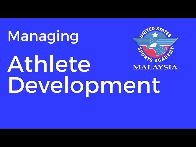 Athlete development is a sports management task